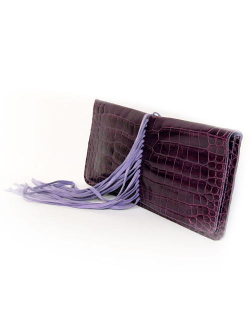 POCHETTE balmain collector crocodile porosus 