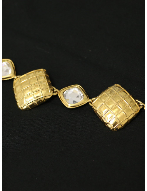 Collier CHANEL vintage strass