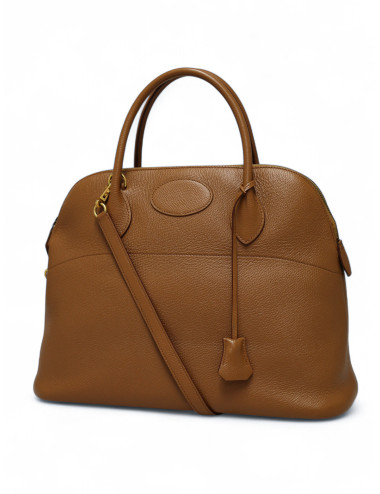 Sac Bolide HERMES cuir Courchevel gold