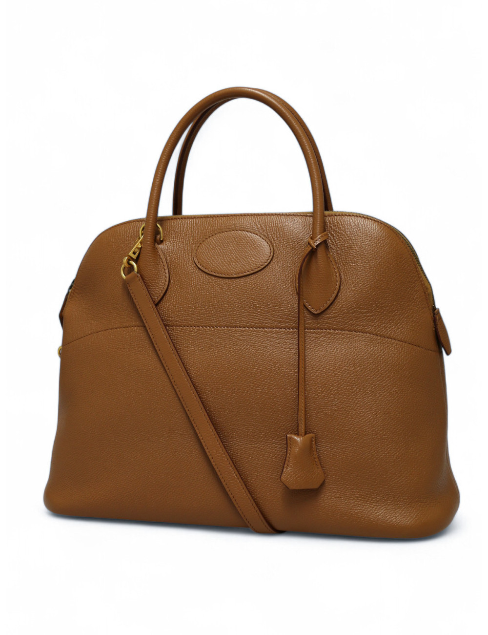 Sac Bolide HERMES cuir Courchevel gold