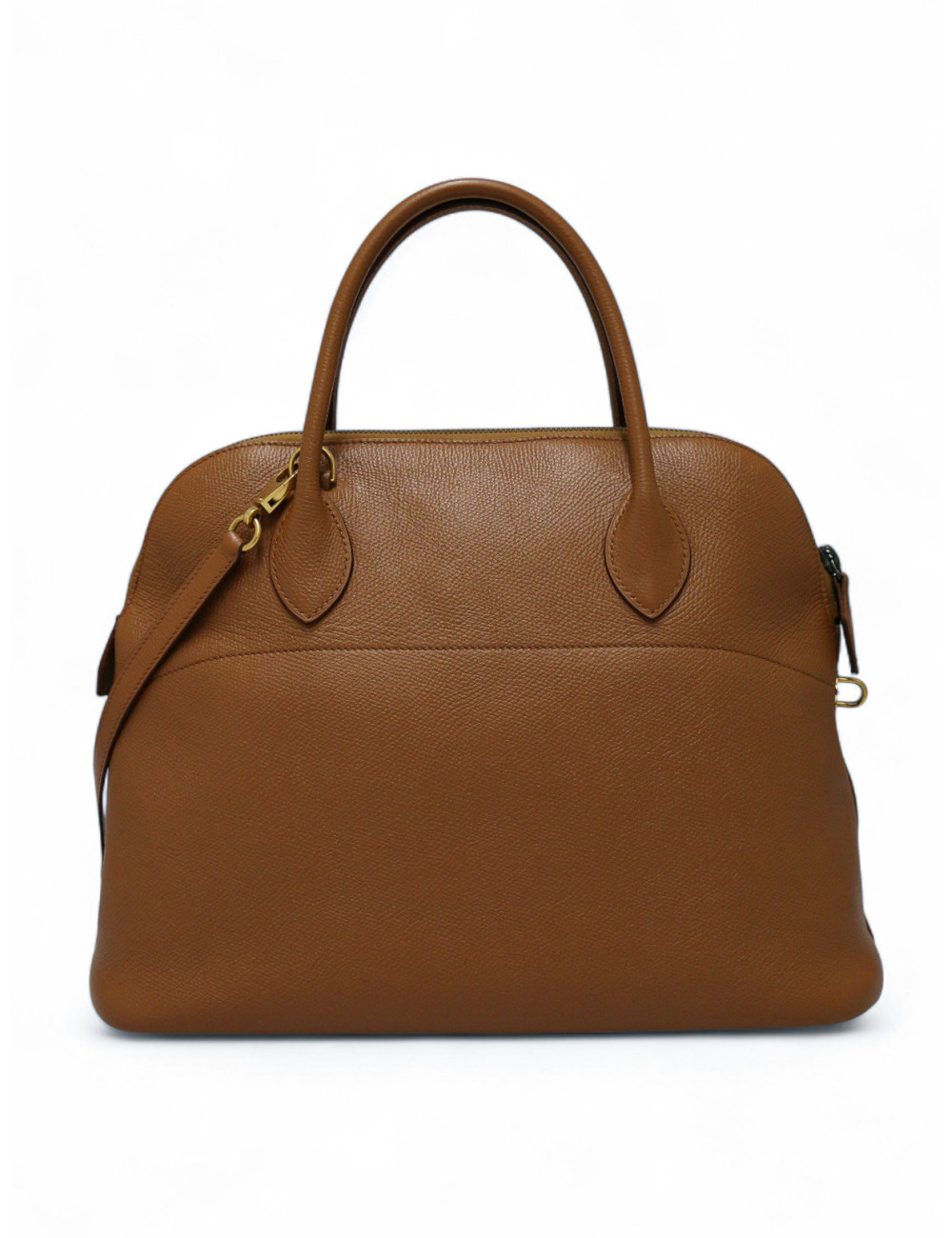 Sac Bolide HERMES cuir Courchevel gold