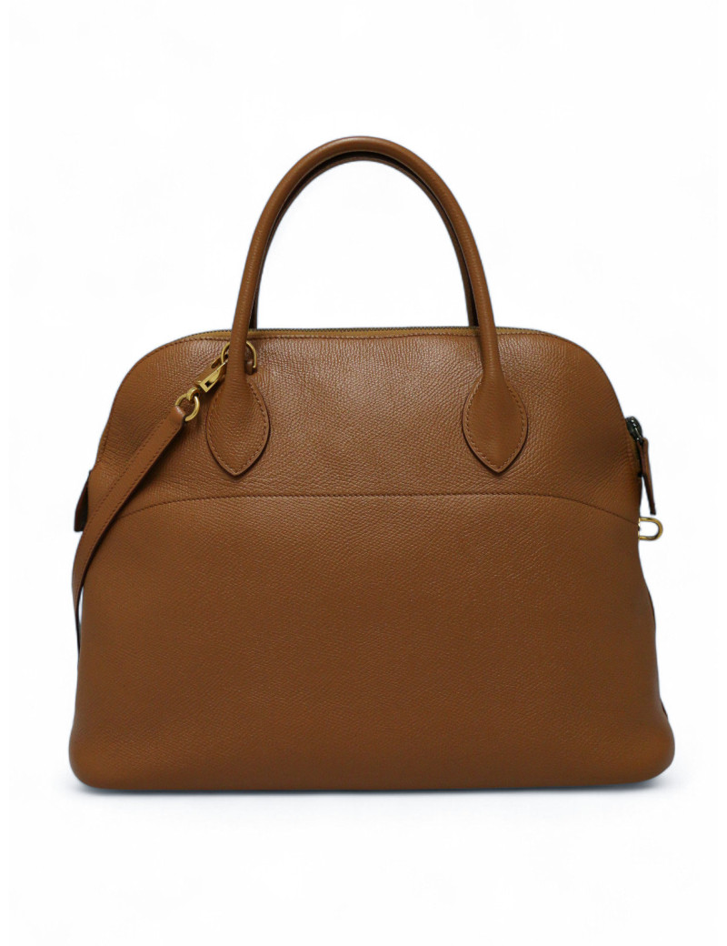 Sac Bolide HERMES cuir Courchevel gold