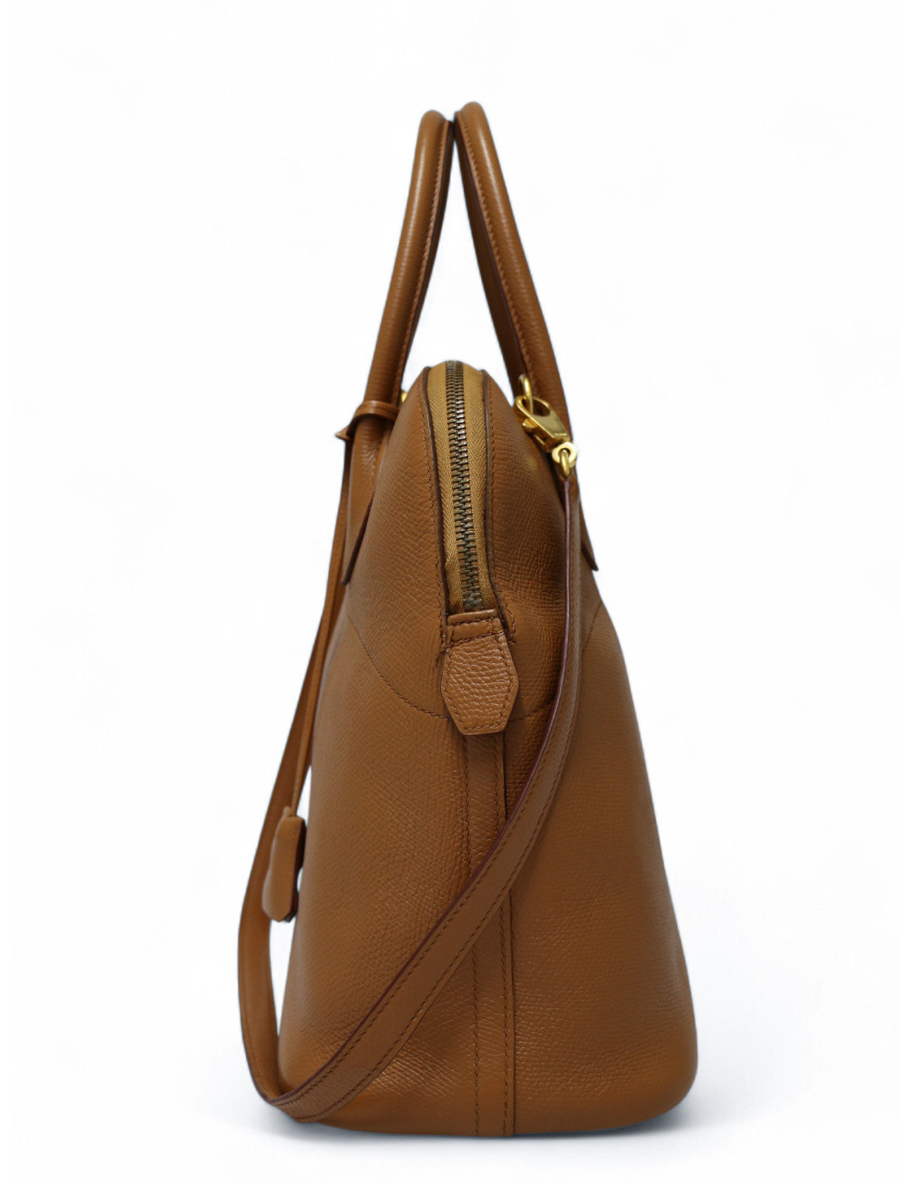 Sac Bolide HERMES cuir Courchevel gold