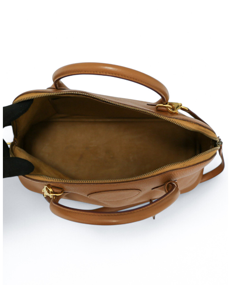 Sac Bolide HERMES cuir Courchevel gold