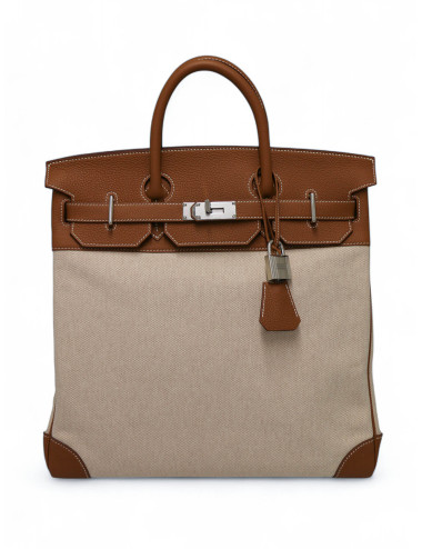Sac Hermes HAC 40 Criss Cross Evercolor gold : certifiée authentique 2