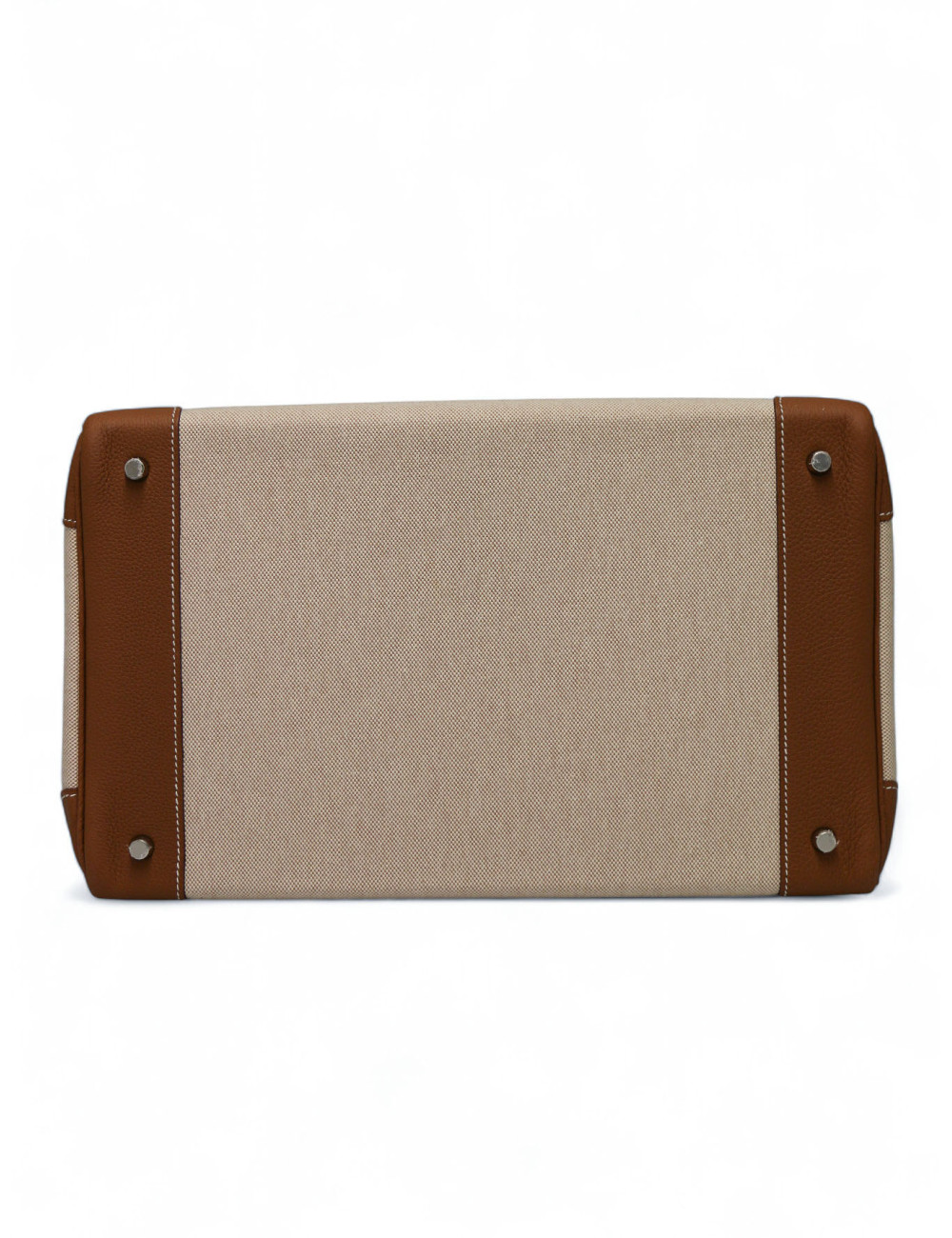 HAC HERMES Haut à Courroies toile et cuir