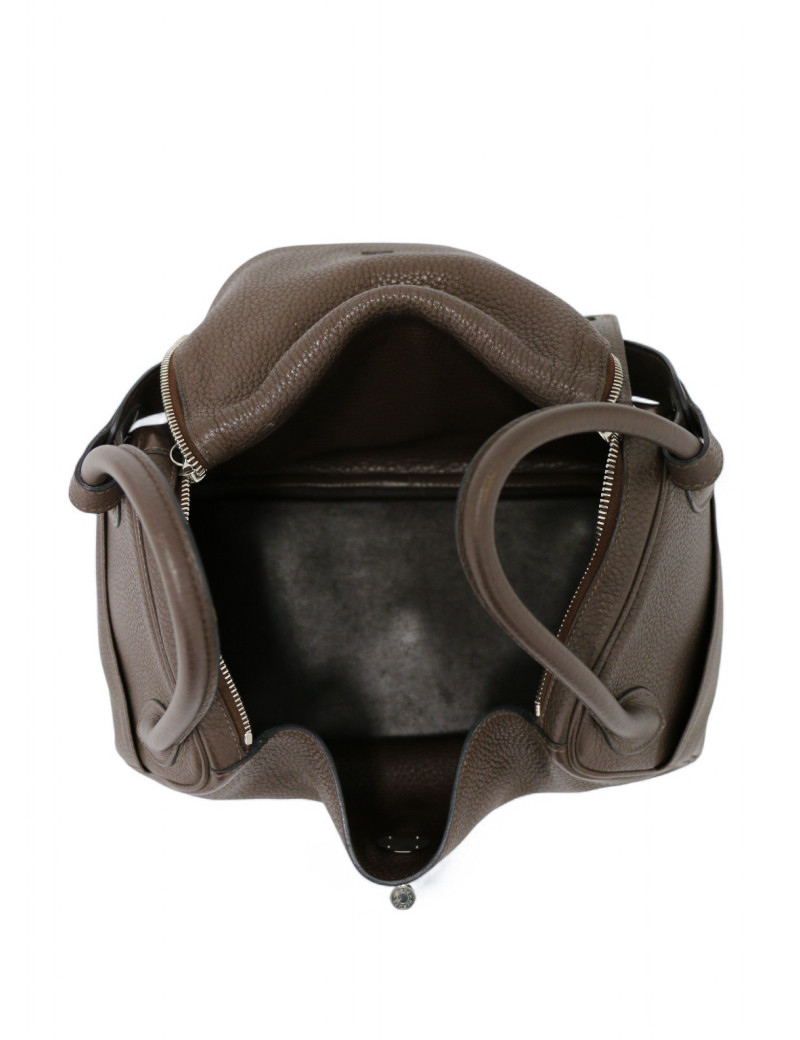 Lindy 30 HERMES cuir de veau Togo marron