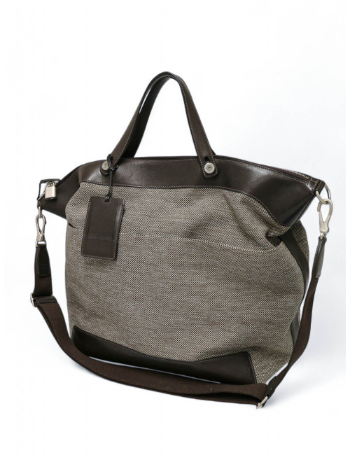 Sac Calèche Express HERMES toile et cuir