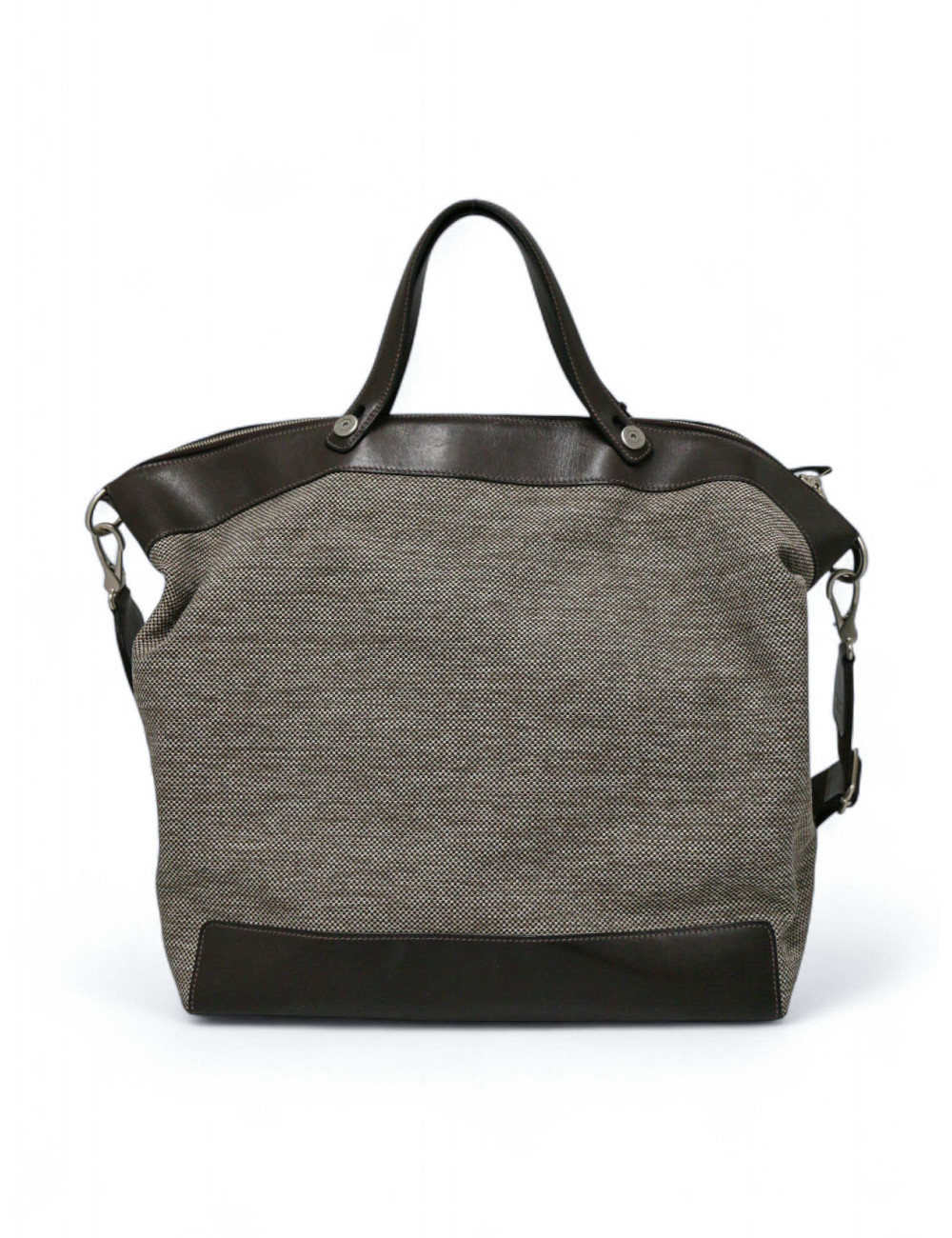 Sac Calèche Express HERMES toile et cuir