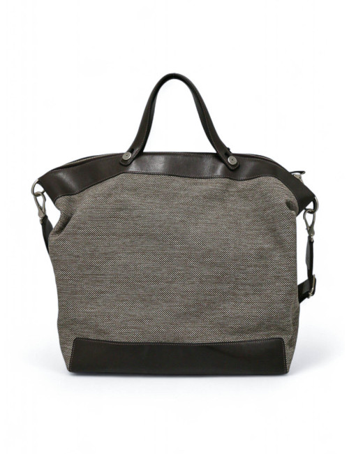 Sac Calèche Express HERMES toile et cuir