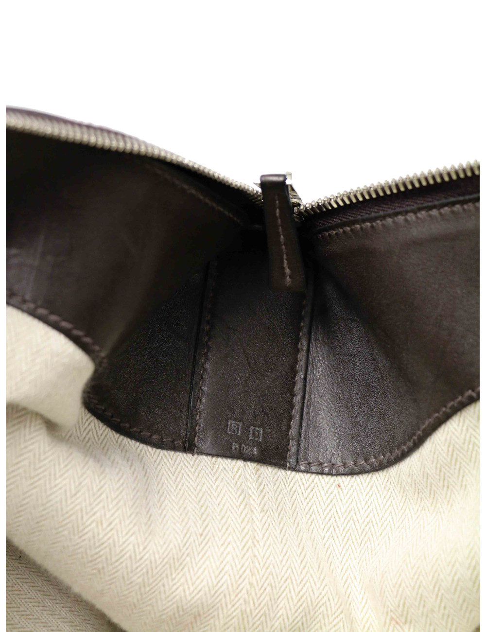 Sac Calèche Express HERMES toile et cuir