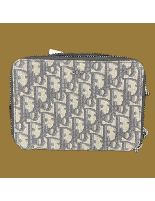 Sac Dior monogramme bleu