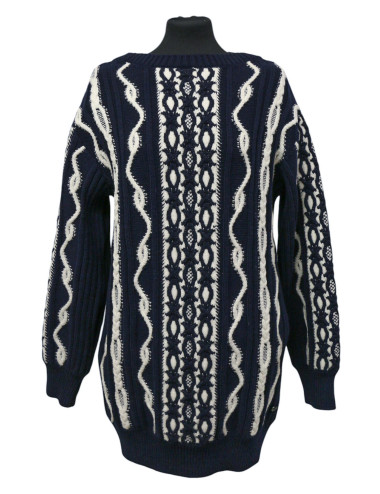 Robe CHANEL laine Métiers d'art Paris-Hambourg