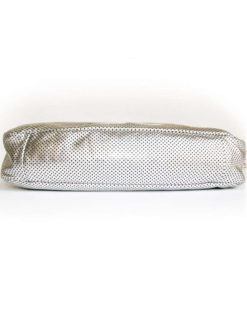 Grand sac CHANEL cuir métalisé 