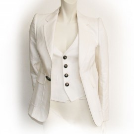 Coat and waistcoat broken white DSQUARED2 t 40 IT