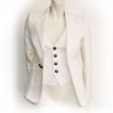 Coat and waistcoat broken white DSQUARED2 t 40 IT