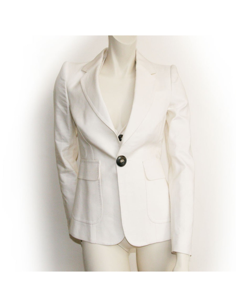 Plastron DISQUERED2 blanc cassé T40 ital