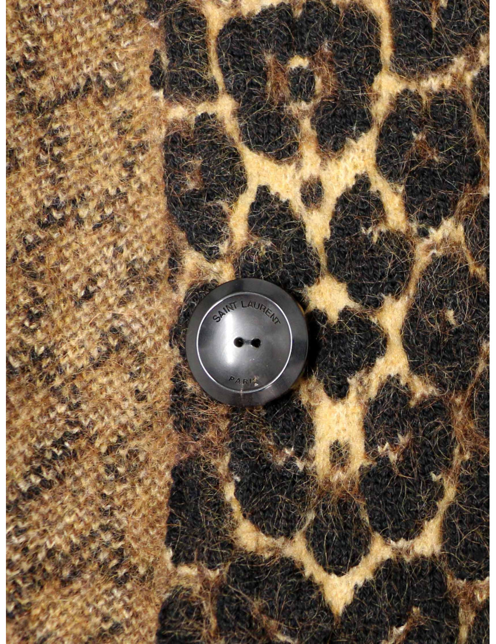 Manteau SAINT LAURENT léopard laine mohair
