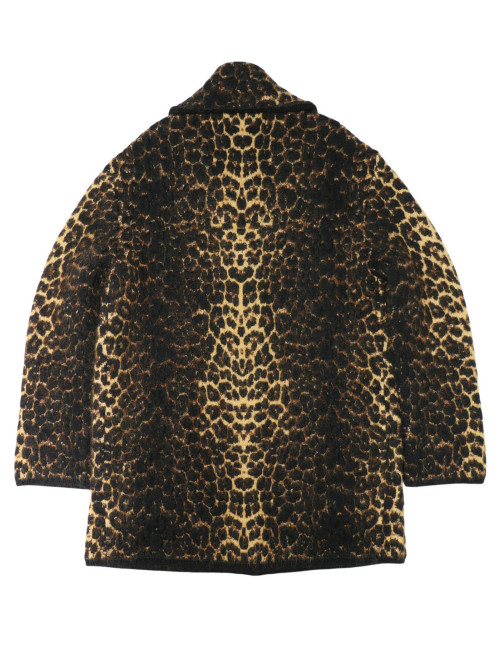 Manteau SAINT LAURENT léopard laine mohair