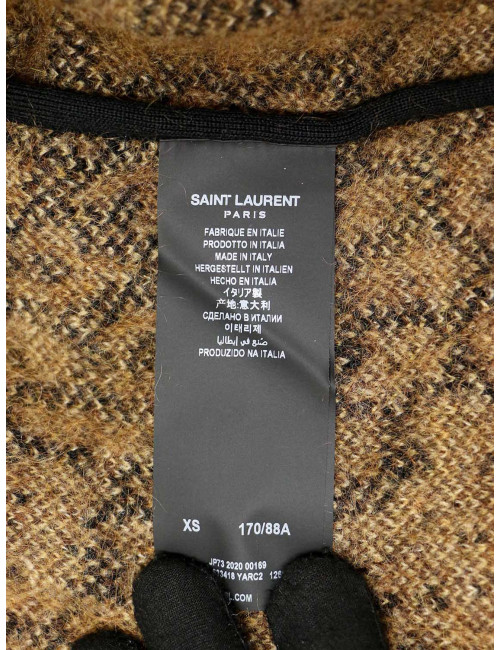 Manteau SAINT LAURENT léopard laine mohair