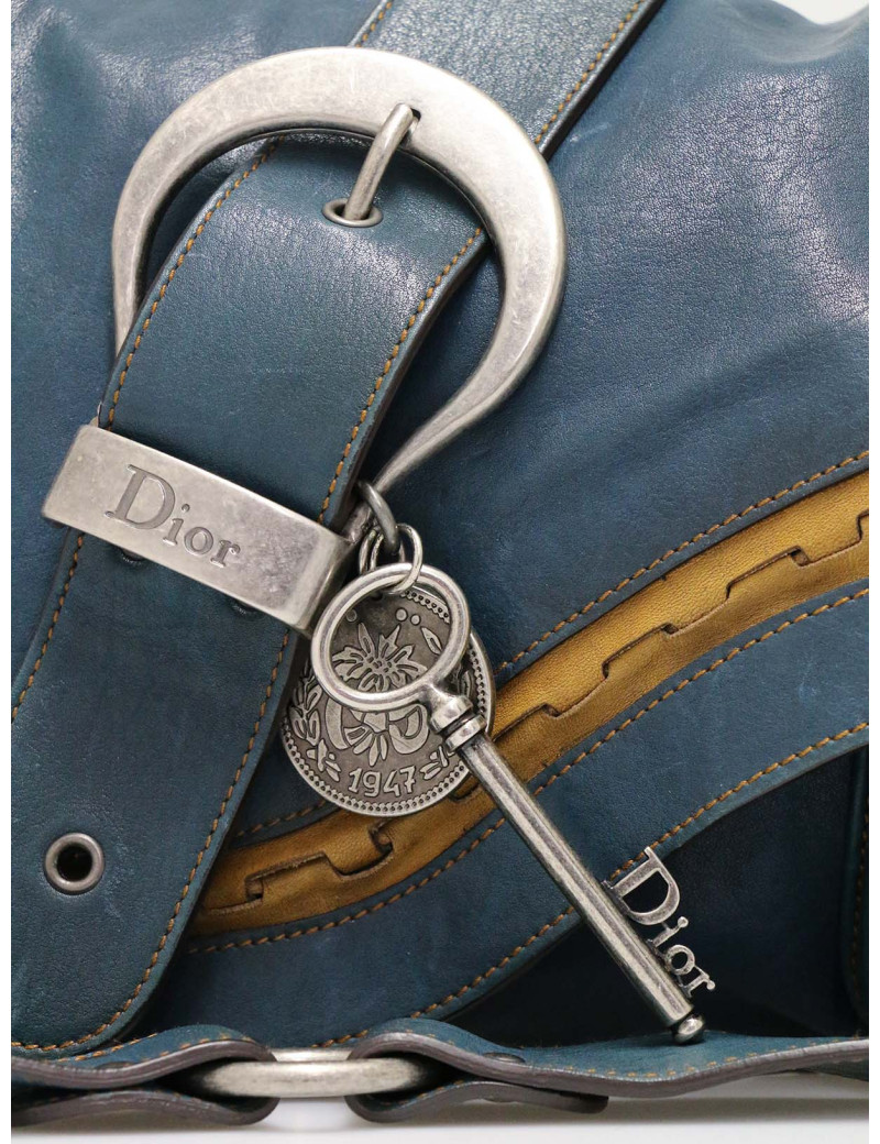 Sac Gaucho DIOR bleu