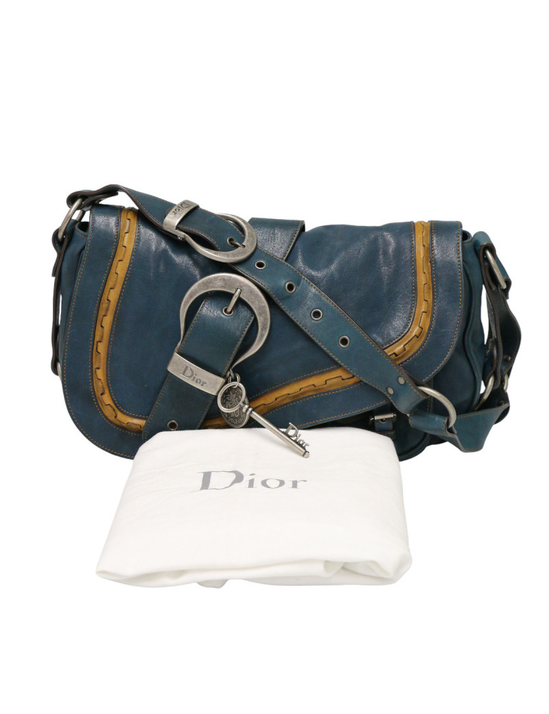 Sac Gaucho DIOR bleu