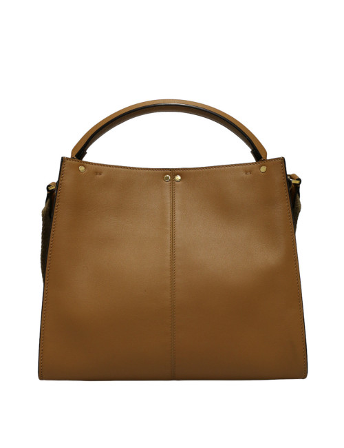 Sac Peekaboo FENDI gold intérieur FF mouton