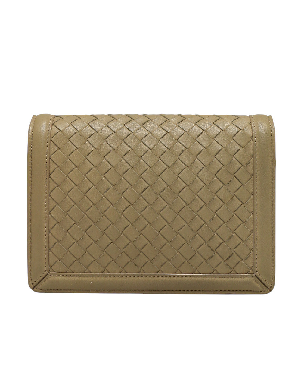 Mini sac Bottega Veneta tressé beige