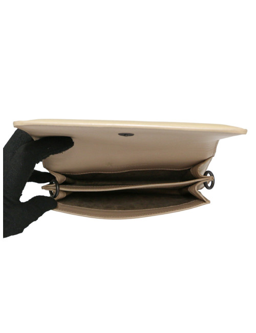 Mini sac Bottega Veneta tressé beige