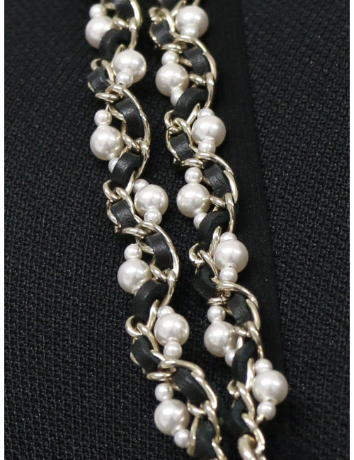 Jumpsuit CHANEL bretelles chaine bijou