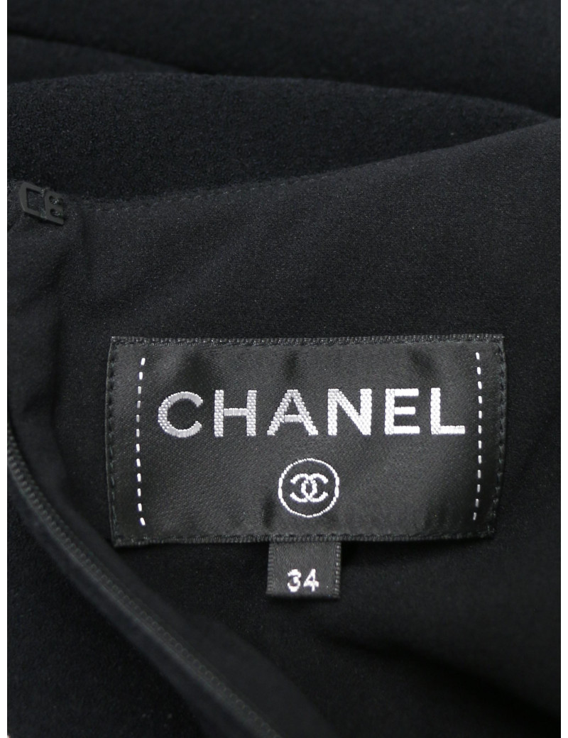Combinaison T 34 CHANEL bretelles chaine bijou