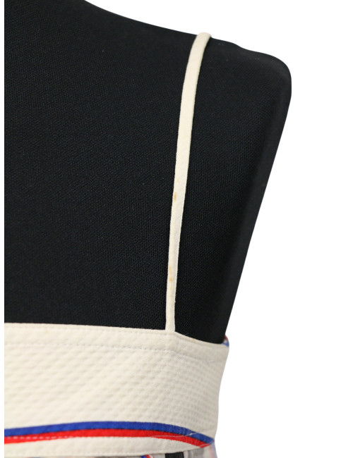 Robe CHANEL voile rayée T36