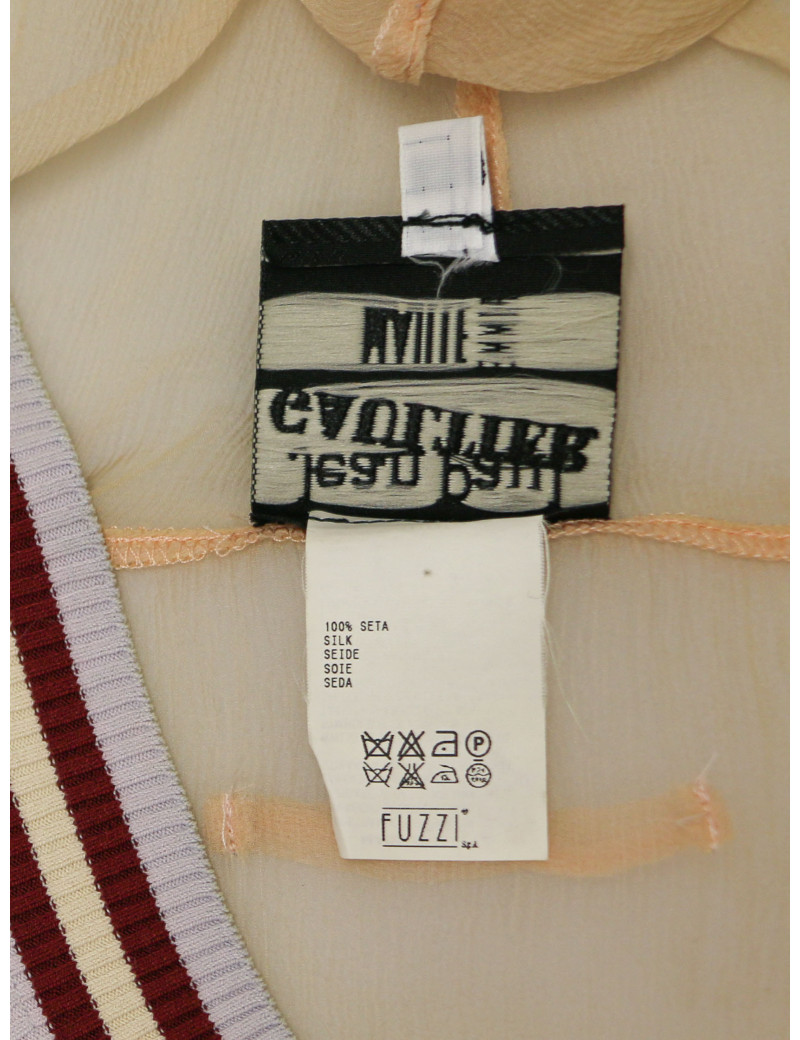 Haut JEAN PAUL GAULTIER avec capuche brodé TM