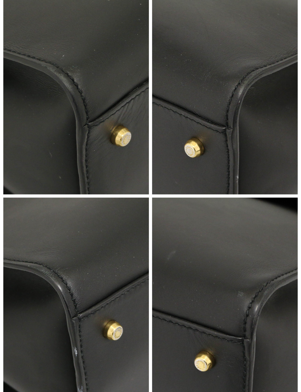 Sac Sicily DOLCE & GABBANA GM cuir box noir bandoulière