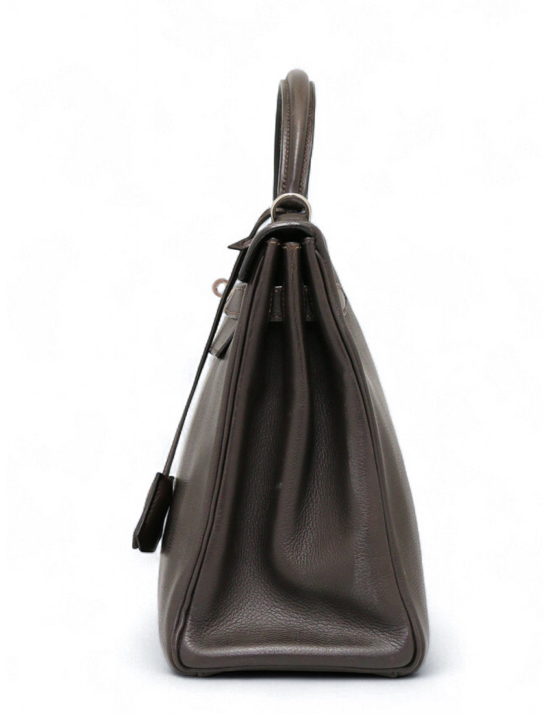 Kelly II 32 HERMES Evergrain Ebène