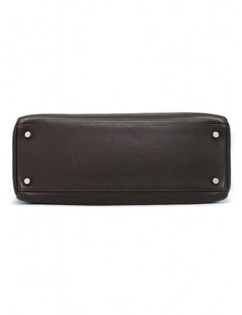 Kelly II 32 HERMES Evergrain Ebène