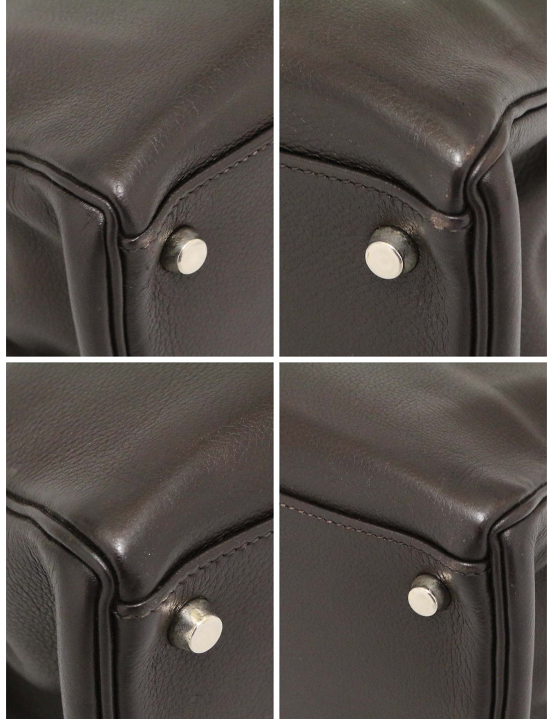 Kelly II 32 HERMES Evergrain Ebène