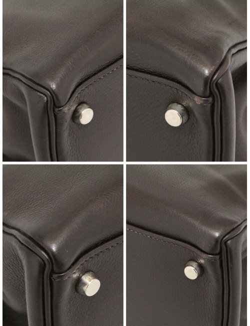 Kelly II 32 HERMES Evergrain Ebène