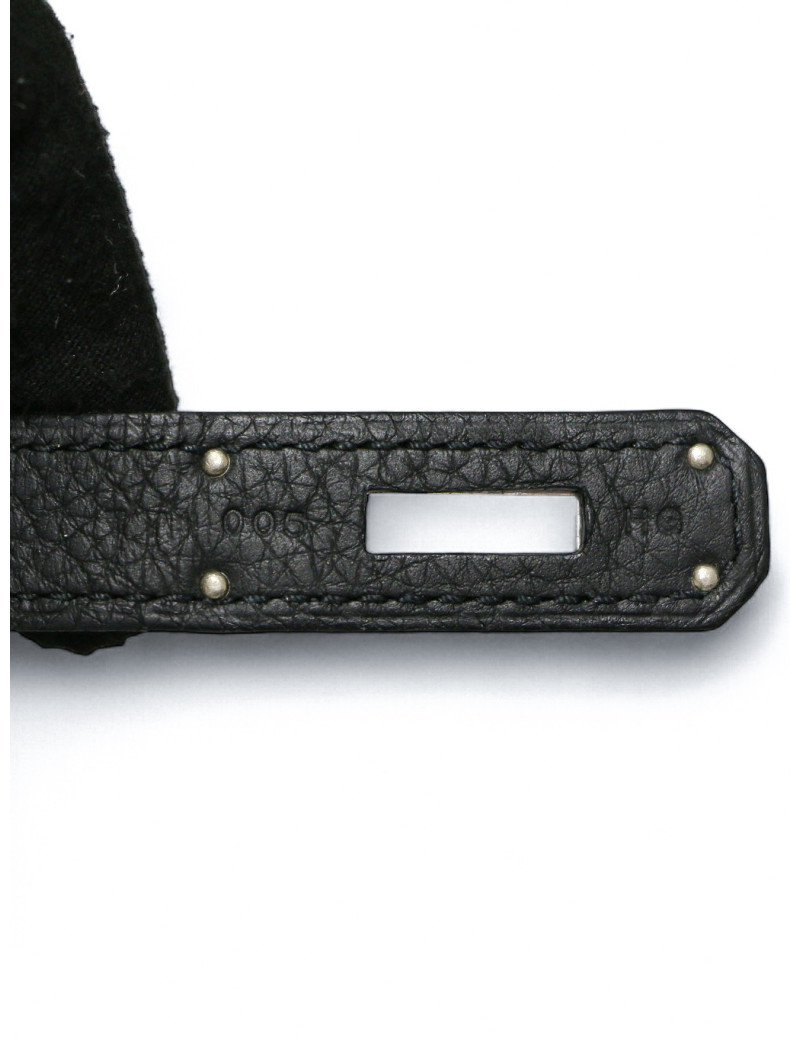 Birkin 40 noir HERMES cuir Togo