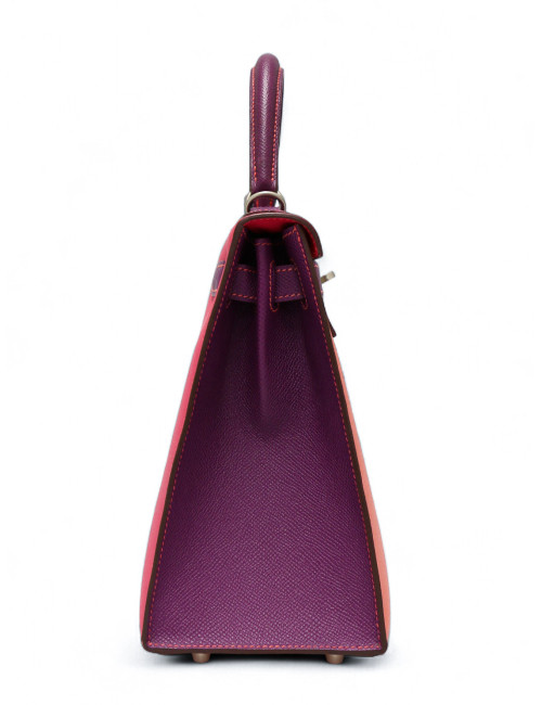 Tricolore Kelly 28 Hermès epsom sellier