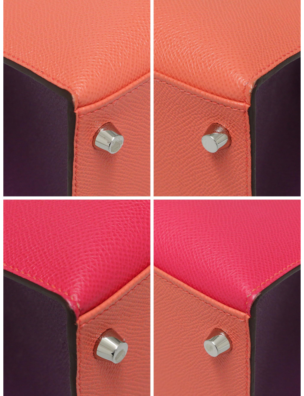 Tricolore Kelly 28 Hermès epsom sellier