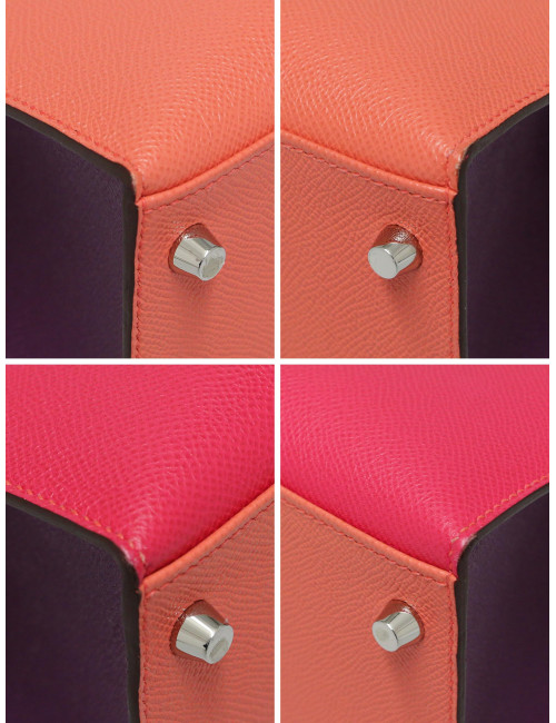Tricolore Kelly 28 Hermès epsom sellier