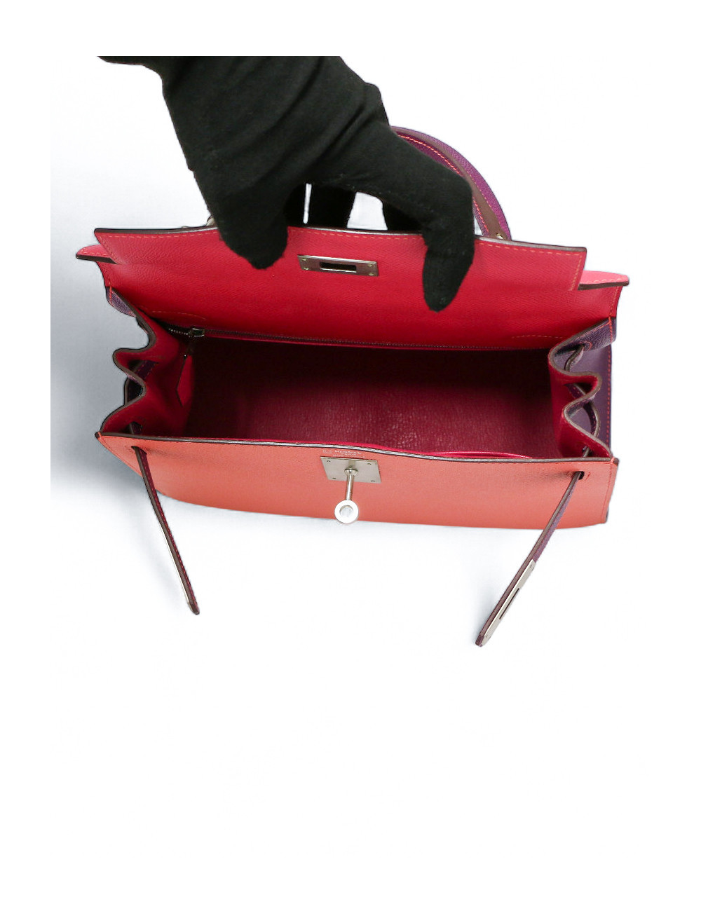 Tricolore Kelly 28 Hermès epsom sellier