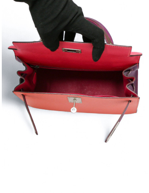 Tricolore Kelly 28 Hermès epsom sellier