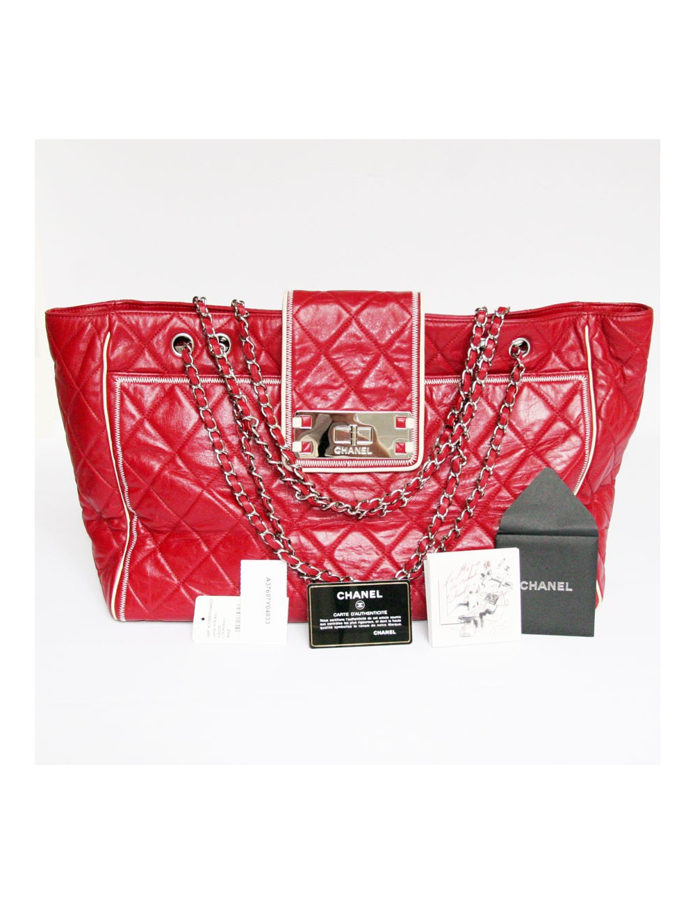 grand sac bordeaux CHANEL