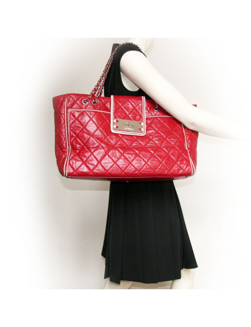 grand sac bordeaux CHANEL