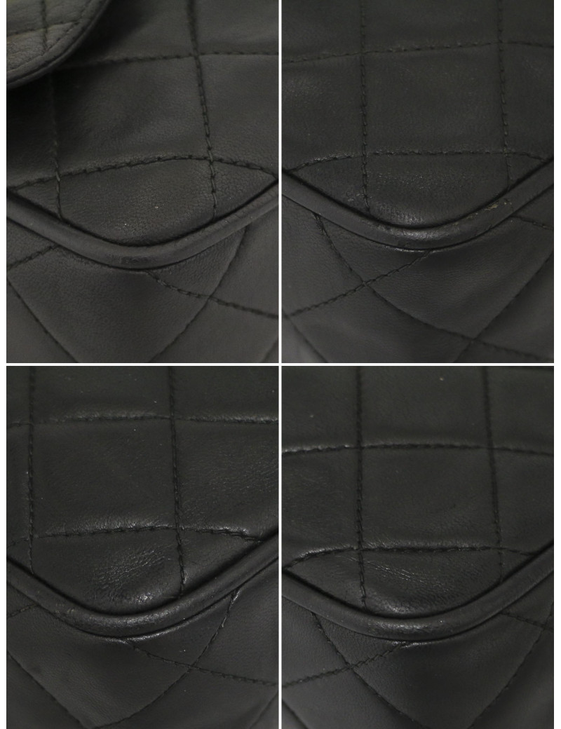 Sac Caméra vintage CHANEL cuir d'agneau