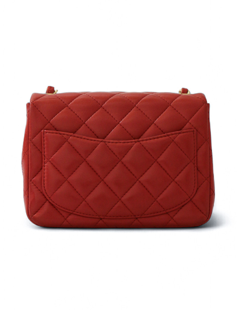 Mini matelassé 17 Chanel rouge