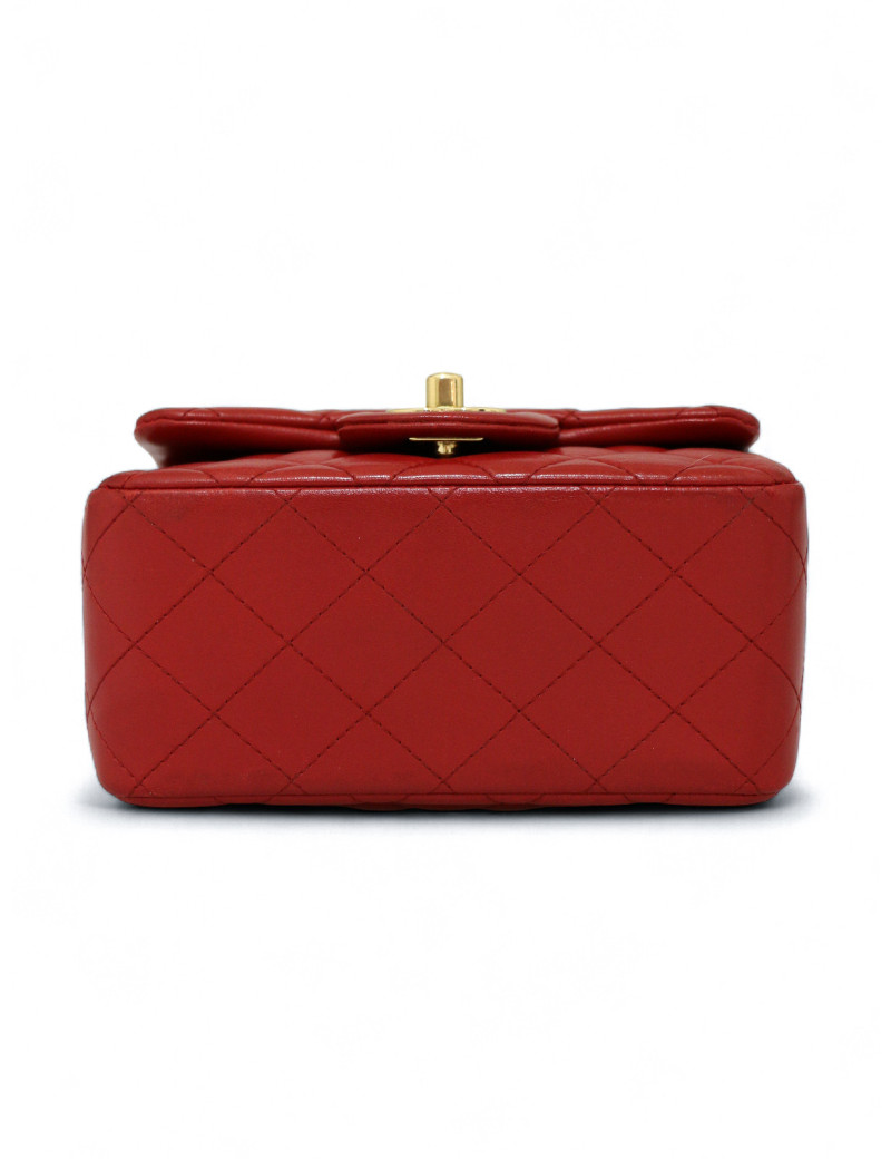 Mini matelassé 17 Chanel rouge