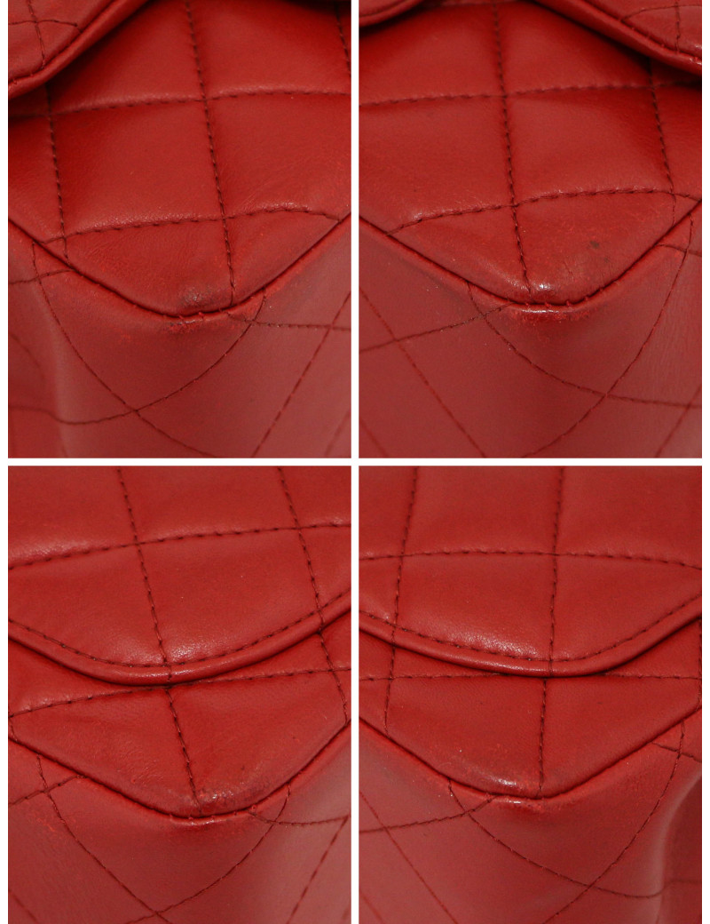 Mini matelassé 17 Chanel rouge